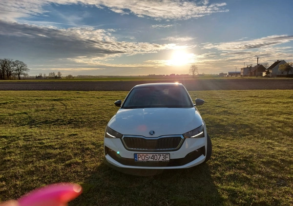 Skoda Scala cena 55900 przebieg: 113000, rok produkcji 2019 z Jarocin małe 232